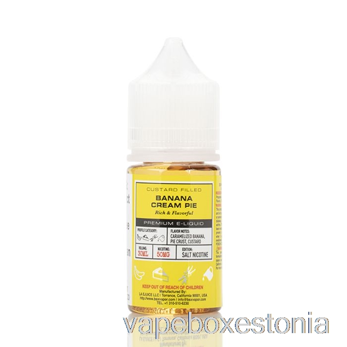 Vape Box Estonia Banaanikreemi Pirukas - Bsx Soolasari - 30ml 30mg